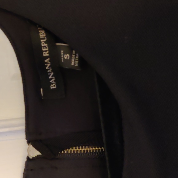 Banana republic Black knit crepe dress - Picture 3 of 4